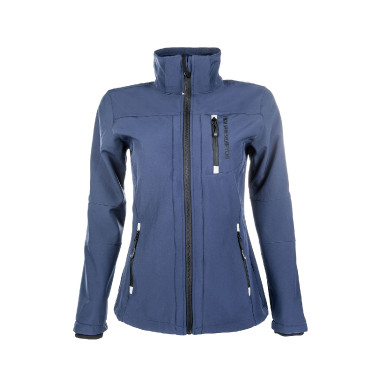 Softshell jas Sport HKM Dames en Kinderen Donkerblauw Softshell jas Sport HKM Dames en Kinderen Donkerblauw