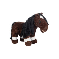 Knuffel HKM Cuddle Pony Donkerbruin