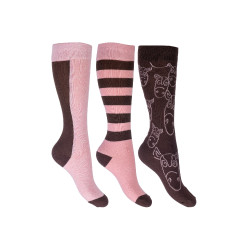 Kindersokken Houston HKM set van 3