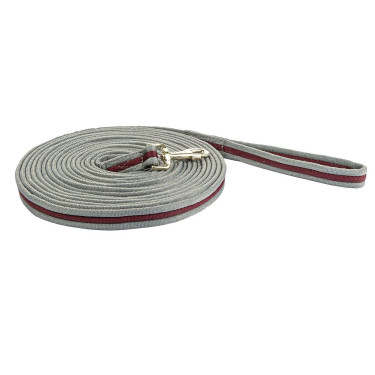 Longe voor werk Soft 8 m HKM Donkergrijs / bordeaux