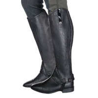 Mini Chaps Elastisch HKM Zwart Mini Chaps Elastisch HKM Zwart