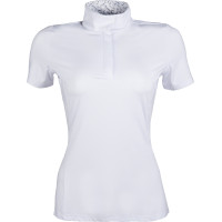 Wedstrijdpolo Hunter korte mouwen HKM Wit