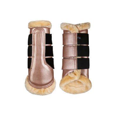 Guêtres Comfort Premium Fur HKM Or rose