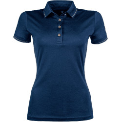 Polo Roségoud Glamour Stijl HKM Donkerblauw / roségoud Marineblauw