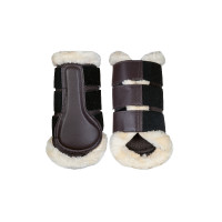 Comfort Mesh beenbeschermers HKM Bruin