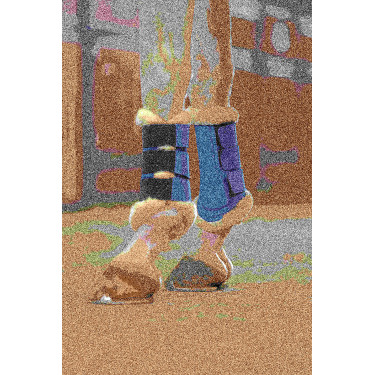 Comfort Mesh beenbeschermers HKM Donkerblauw Comfort Mesh beenbeschermers HKM Donkerblauw