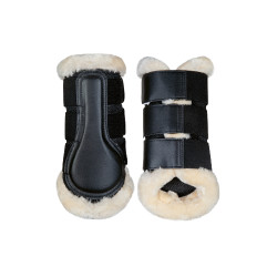 Comfort Mesh beenbeschermers HKM Zwart