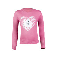 Polo met lange mouwen Horse Spirit HKM Roze