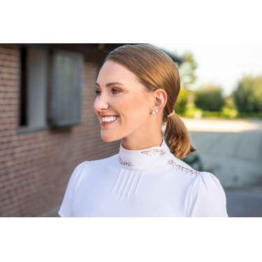 Wedstrijdpolo Darya HKM Wit Wedstrijdpolo Darya HKM Wit