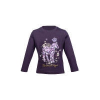 Lange mouwen polo Lola HKM Donker lila