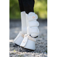 Dressuurpeesbeschermers Edinburgh achter HKM Brandy Bruin