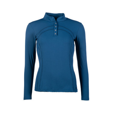Lange mouwen poloshirt Port Royal HKM Donkerblauw