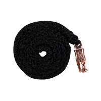 Longe Berry met antipaniekmusketon HKM Zwart / roségoud