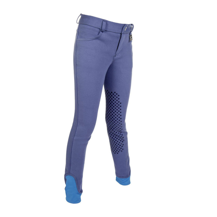 Kinderbroek Easy siliconen kniestukken HKM Kinderbroek Easy siliconen kniestukken HKM