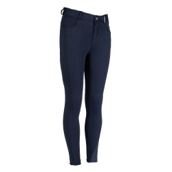 Broek Anni met siliconen kniestukken HKM Donkerblauw Broek Anni met siliconen kniestukken HKM Donkerblauw