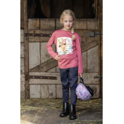 Broek Anni met siliconen kniestukken HKM Donkerblauw Broek Anni met siliconen kniestukken HKM Donkerblauw