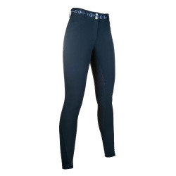 Broek Monaco Style met siliconen kniestukken HKM Broek Monaco Style met siliconen kniestukken HKM