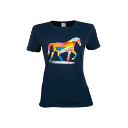T-shirt Kleurrijk Paard HKM T-shirt Kleurrijk Paard HKM