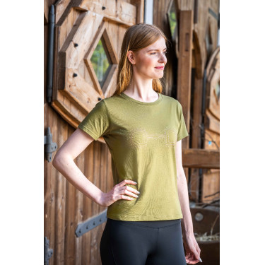 T-shirt Edinburgh Bit HKM Olijfgroen