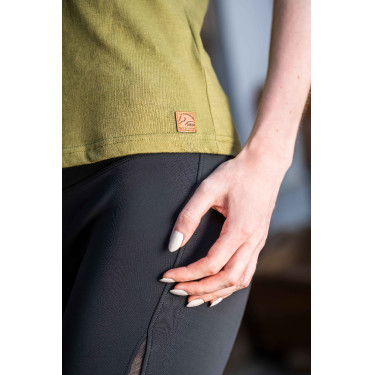 T-shirt Edinburgh Bit HKM Olijfgroen