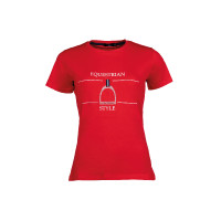 T-shirt Paardensportstijl HKM Rood