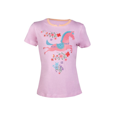 T-shirt Bloem Pony HKM Roze