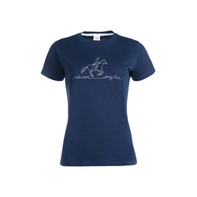 T-shirt Ride More HKM Bleu foncé