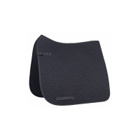 Doorgestikt zadeldek dressuur HKM Zwart Doorgestikt zadeldek dressuur HKM Zwart