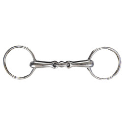 Dubbelgebroken anatomisch bit 18 mm van roestvrij staal HKM Dubbelgebroken anatomisch bit 18 mm van roestvrij staal HKM