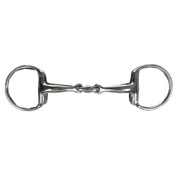 Dubbel gebroken anatomisch olijfbit 18mm roestvrij staal HKM Dubbel gebroken anatomisch olijfbit 18mm roestvrij staal HKM