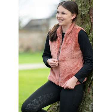 Mouwloze fleece Ruby HKM Roest Bruin