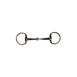 Anatomisch dubbelgebroken Olijfbit Rosegold 16 mm HKM