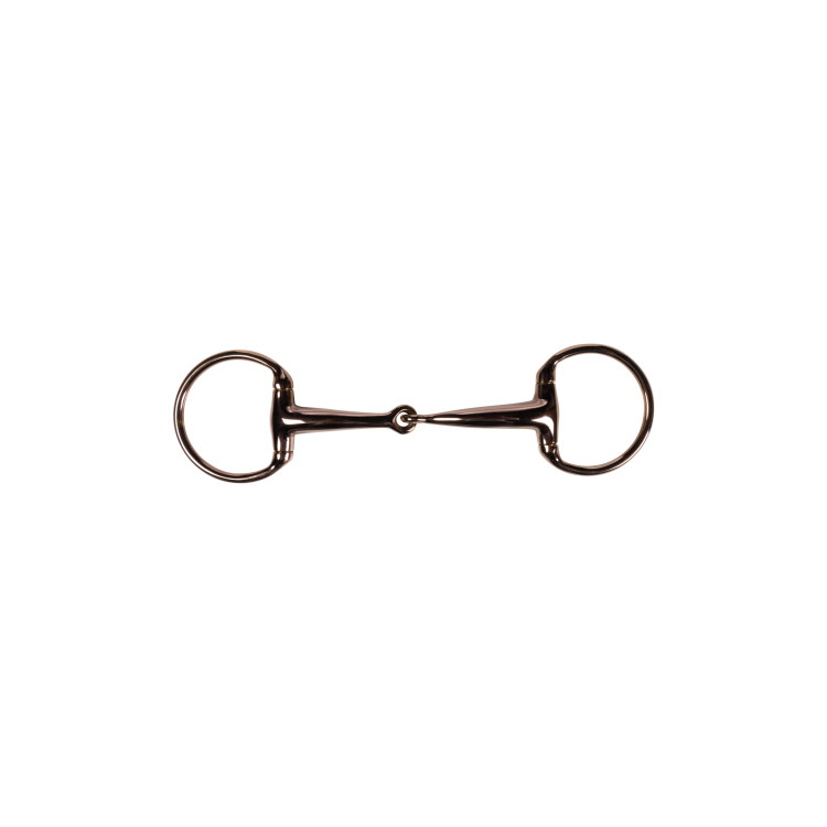 Anatomisch dubbelgebroken Olijfbit Rosegold 16 mm HKM
