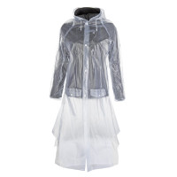 Transparante regenjas met rugsplit HKM Indicatieve kleur