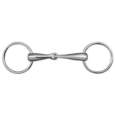 Massieve 18 mm mors van roestvrij staal HKM