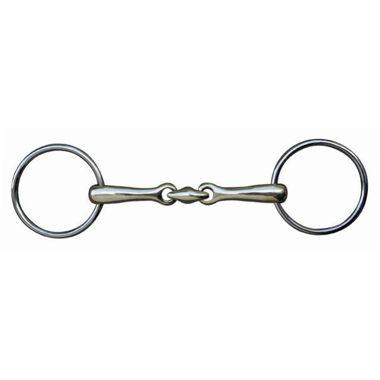 Dubbele gebroken bit 18 mm van roestvrij staal HKM