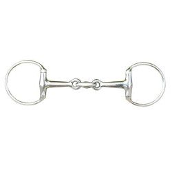 Dubbele gebroken bit 18 mm van roestvrij staal HKM Indicatieve kleur Transparant