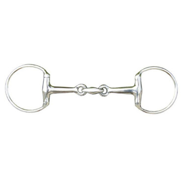 Dubbele gebroken bit 18 mm van roestvrij staal HKM Indicatieve kleur Transparant