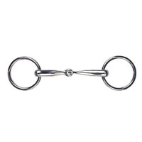 Mors voor Shetland 12 mm rvs HKM Indicatieve kleur