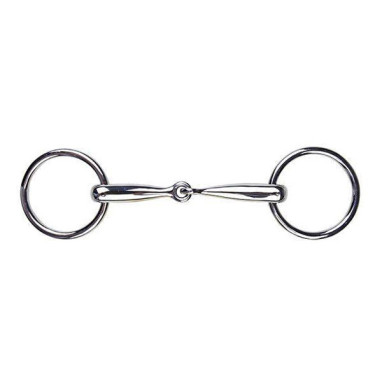 Mors voor Shetland 12 mm rvs HKM Mors voor Shetland 12 mm rvs HKM