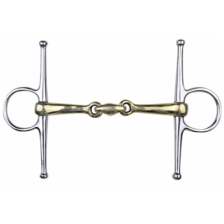 Naaldtrens van nikkelzilver 16 mm ringen roestvrij staal HKM
