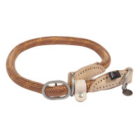 Collier de chien anti traction Anam Cara corde HKM Brandy