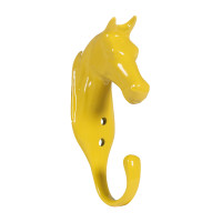 Aluminium hoofdstelhanger paard HKM Geel