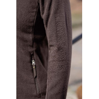 Fleecejas Basil HKM Donkerbruin