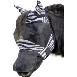 Vliegenmasker Zebra Shetty HKM Vliegenmasker Zebra Shetty HKM