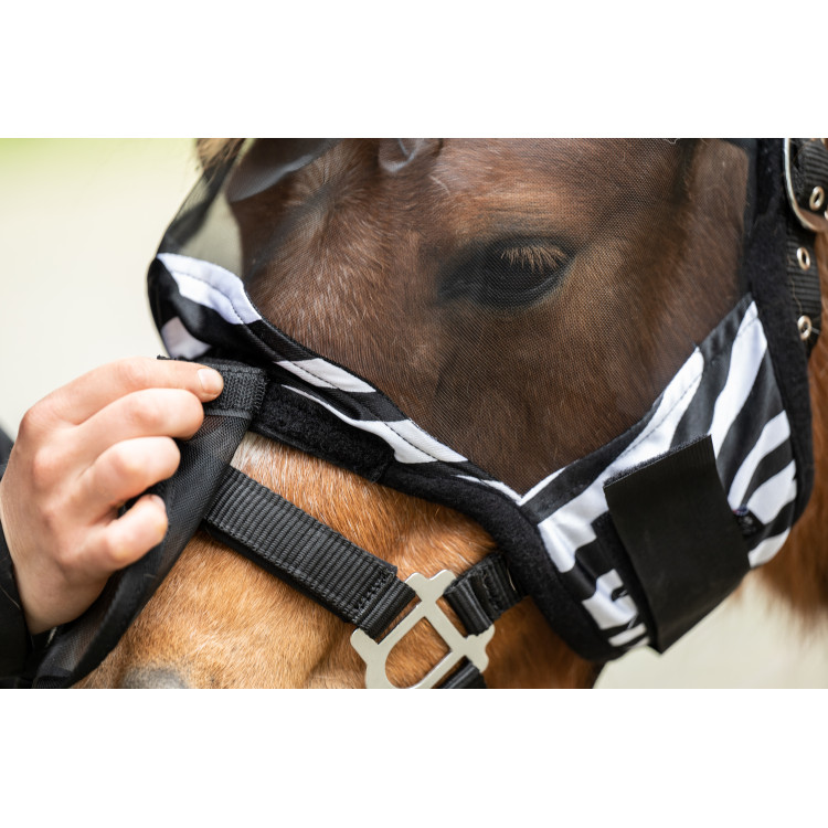 Vliegenmasker Zebra Shetty HKM Vliegenmasker Zebra Shetty HKM
