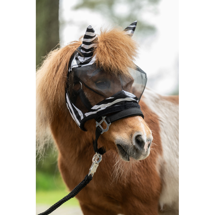 Vliegenmasker Zebra Shetty HKM Vliegenmasker Zebra Shetty HKM