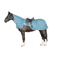 Vliegendeken met afneembare hals HKM Aqua blauw
