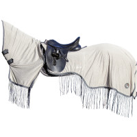 Vliegendeken Fringes Stylec.afneembaar HKM Zilver / grijs