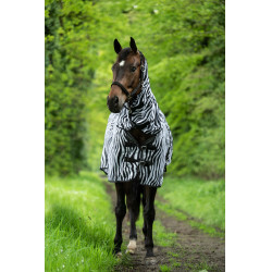Zebra vliegen-deken en halsstuk HKM Zebra vliegen-deken en halsstuk HKM